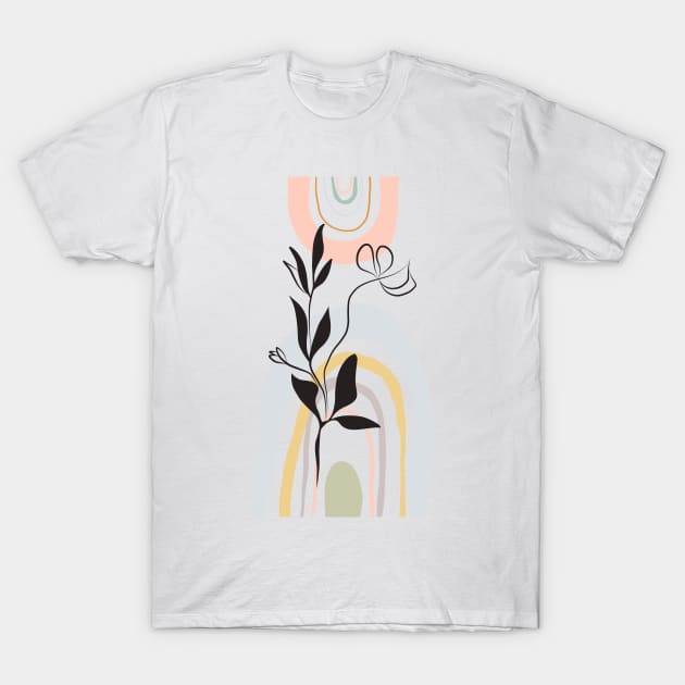 Abstract flower T-Shirt by Smoky Lemon